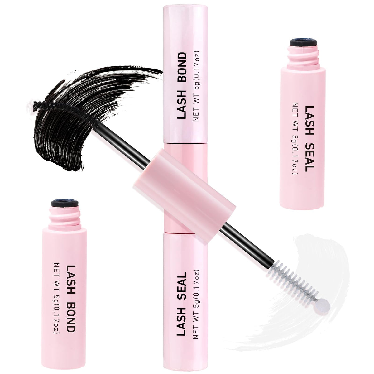 Miuffue colle à cils sans latex 18g vue avant avec brosse