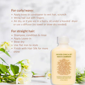 Mix de textures de cheveux avec l'après-shampooing Mixed Chicks