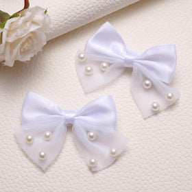 MIXJOY clips cheveux en perles présentés sur carte thème mariage