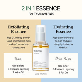 mixsoon Bean Essence Mini 20ml dans une trousse de voyage