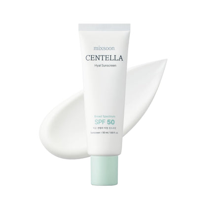 mixsoon Crème Solaire Centella 50ml vue avant avec texture légère