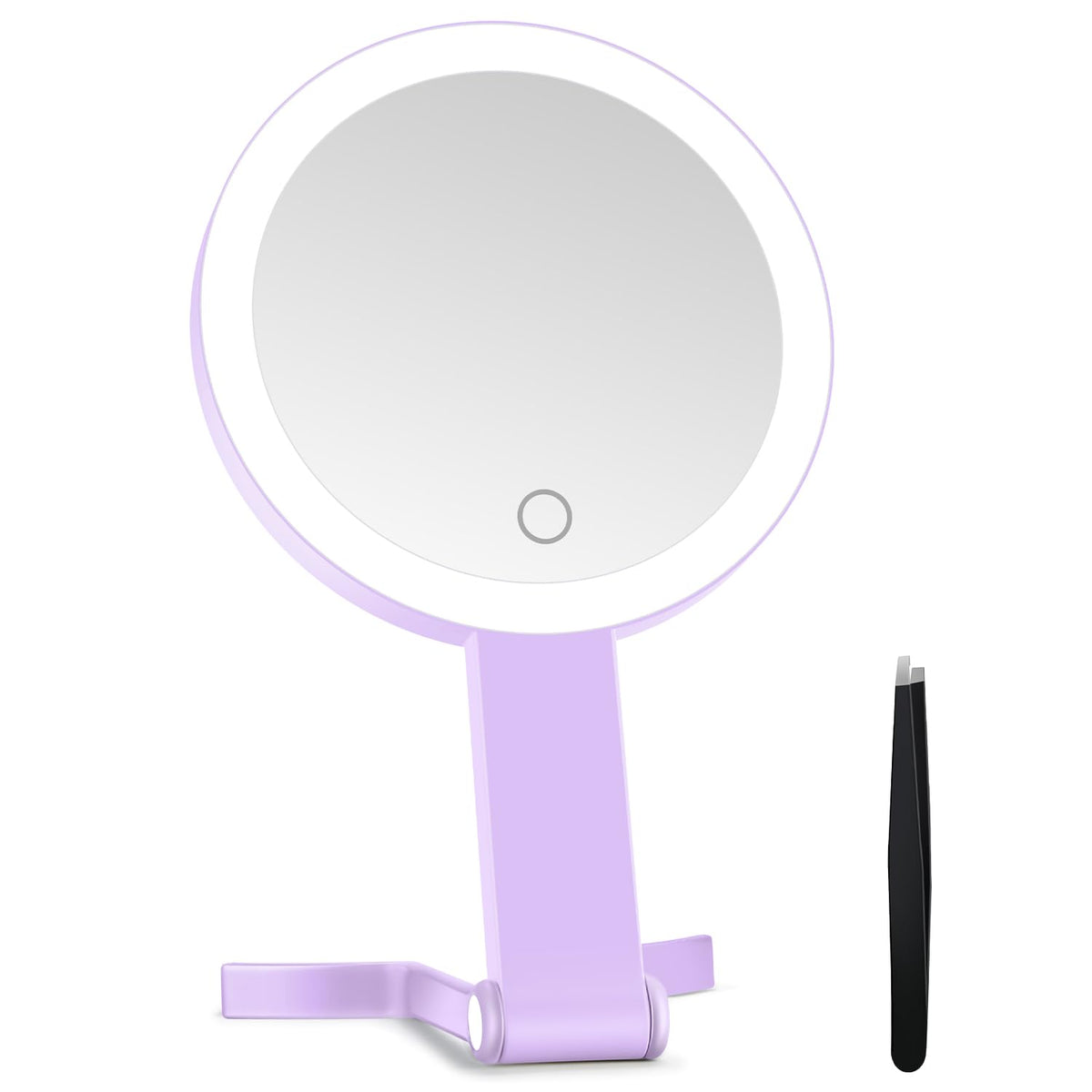 MIYADIVA miroir de maquillage éclairé violet vue avant