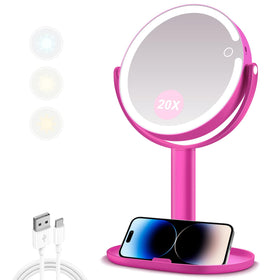MIYADIVA miroir de maquillage éclairé vue avant avec LED