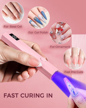 mlogiroa lampe UV pour ongles affichage du temps de séchage
