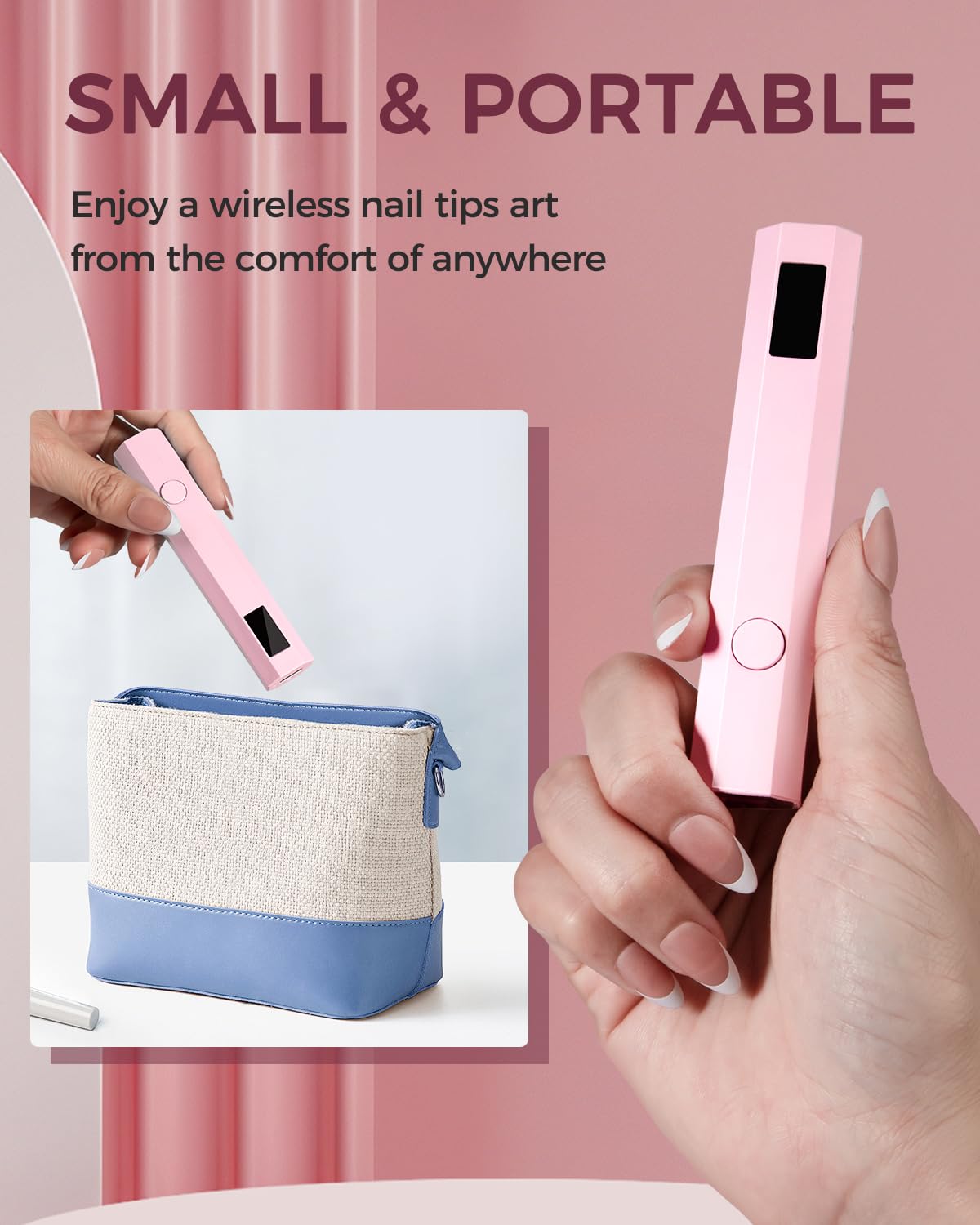 mlogiroa lampe UV pour ongles en mode de charge