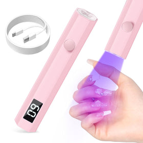 mlogiroa lampe UV pour ongles vue de face avec écran numérique