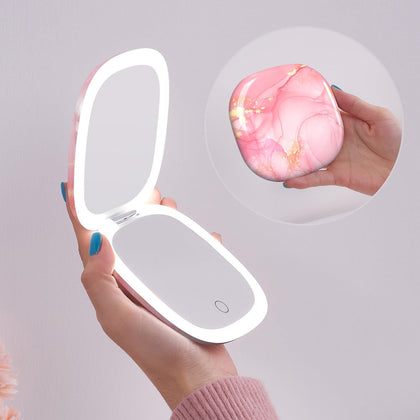 Mocado Miroir Compact 1X 10X avec lumière vue avant