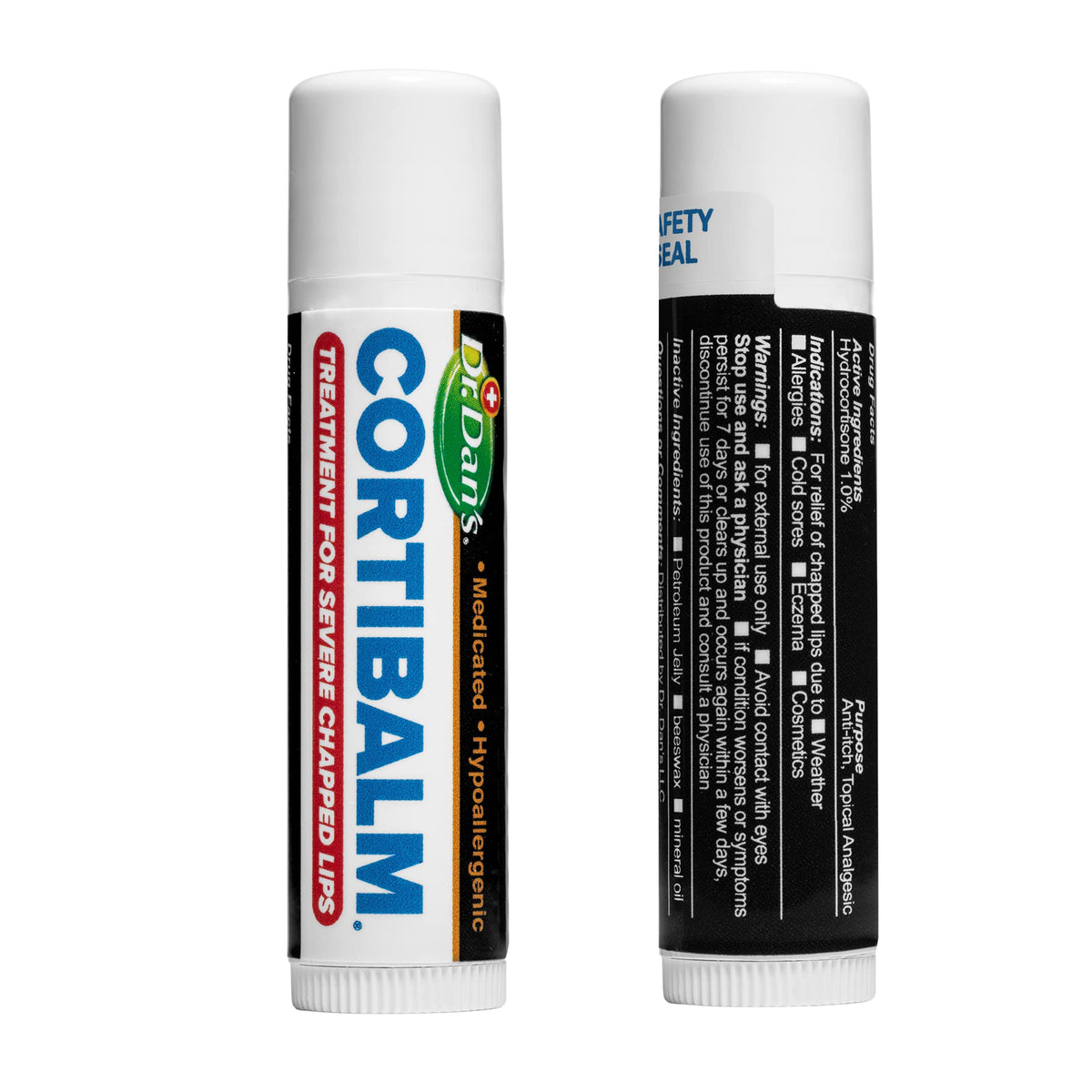 Mode d'emploi du baume à lèvres Dr. Dan's Cortibalm
