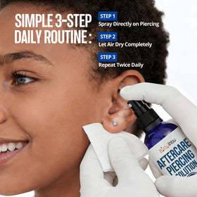 Mode d'emploi du spray après-piercing BodyJ4You