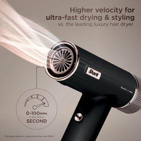 Mode Scalp Shield actif sur le sèche-cheveux Shark