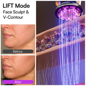 Mode TIGHTEN avec lumière rouge sur la peau