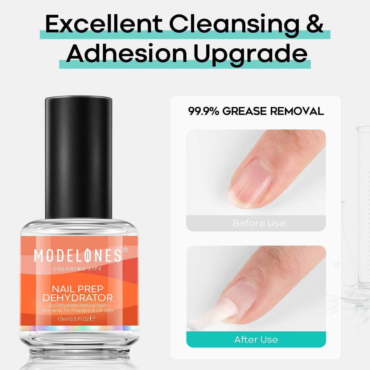 modèle de déshydratant pour ongles modelones avec bouchon
