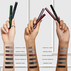 Modèle utilisant L'Oreal Paris Le Shadow Stick dans un cadre de maquillage