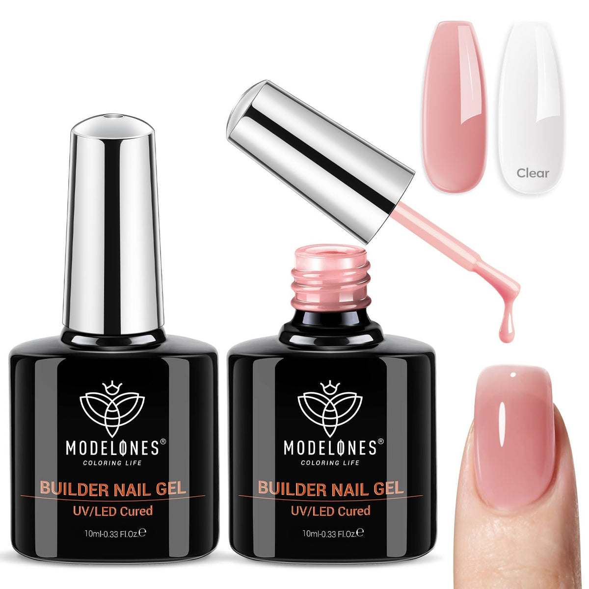 modelones Base Coat Gel Builder 10ml transparent