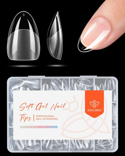 modelones faux ongles amande XS semi-mat vue de face