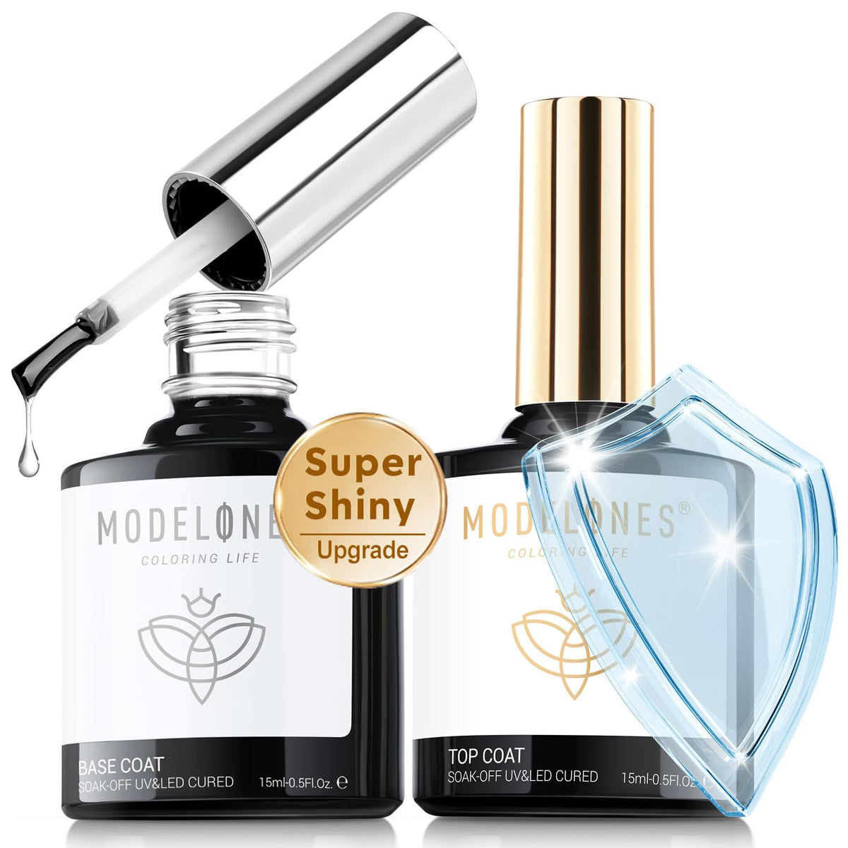 modelones Gel Base Coat 15ml vue de face