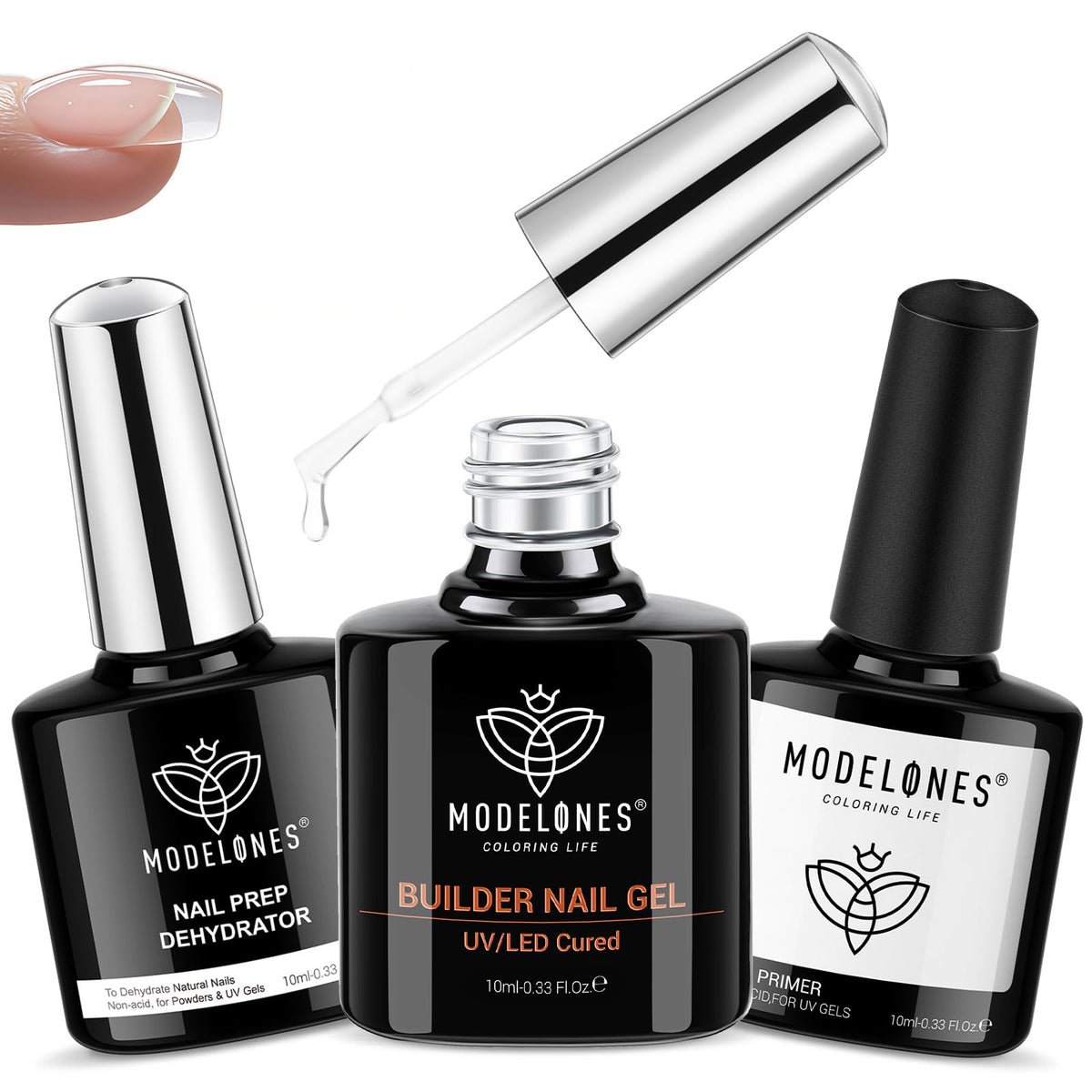 modelones Gel Constructeur Ongles 10ml - vue de face