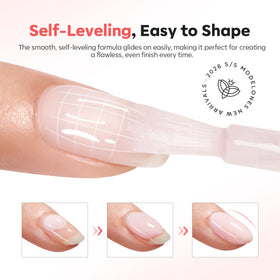 modelones Gel de Construction Couleur Nude 59g étiquette et détails