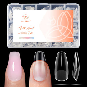 Modelones tips à ongles coffins courts 360pcs vue de face