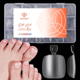 modelones Tips d'Ongles de Pied 360pcs vue de face