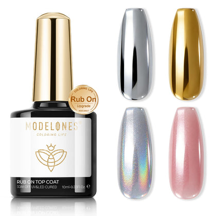 modelones Top Coat Gel 32g, avant de la bouteille avec étiquette