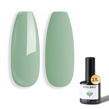 modelones Vernis à Ongles Gel Vert 15ml vue de face