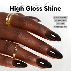 modelones vernis gel noir jelly design d'ongles tendance