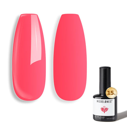 modelones Vernis Gel Rose Framboise 15ml devant