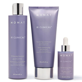 MONAT IR Clinical System kit front view with shampoo and conditioner