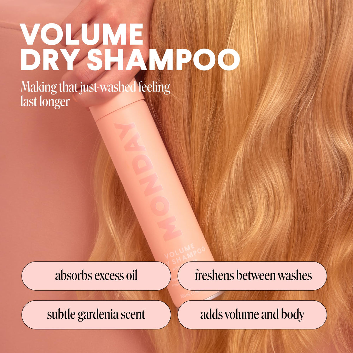 MONDAY HAIRCARE VOLUME Shampoo Sec 200 mL avec collagène