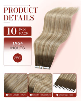 Moresoo extensions cheveux bruns blonds en mode coiffure bouclée