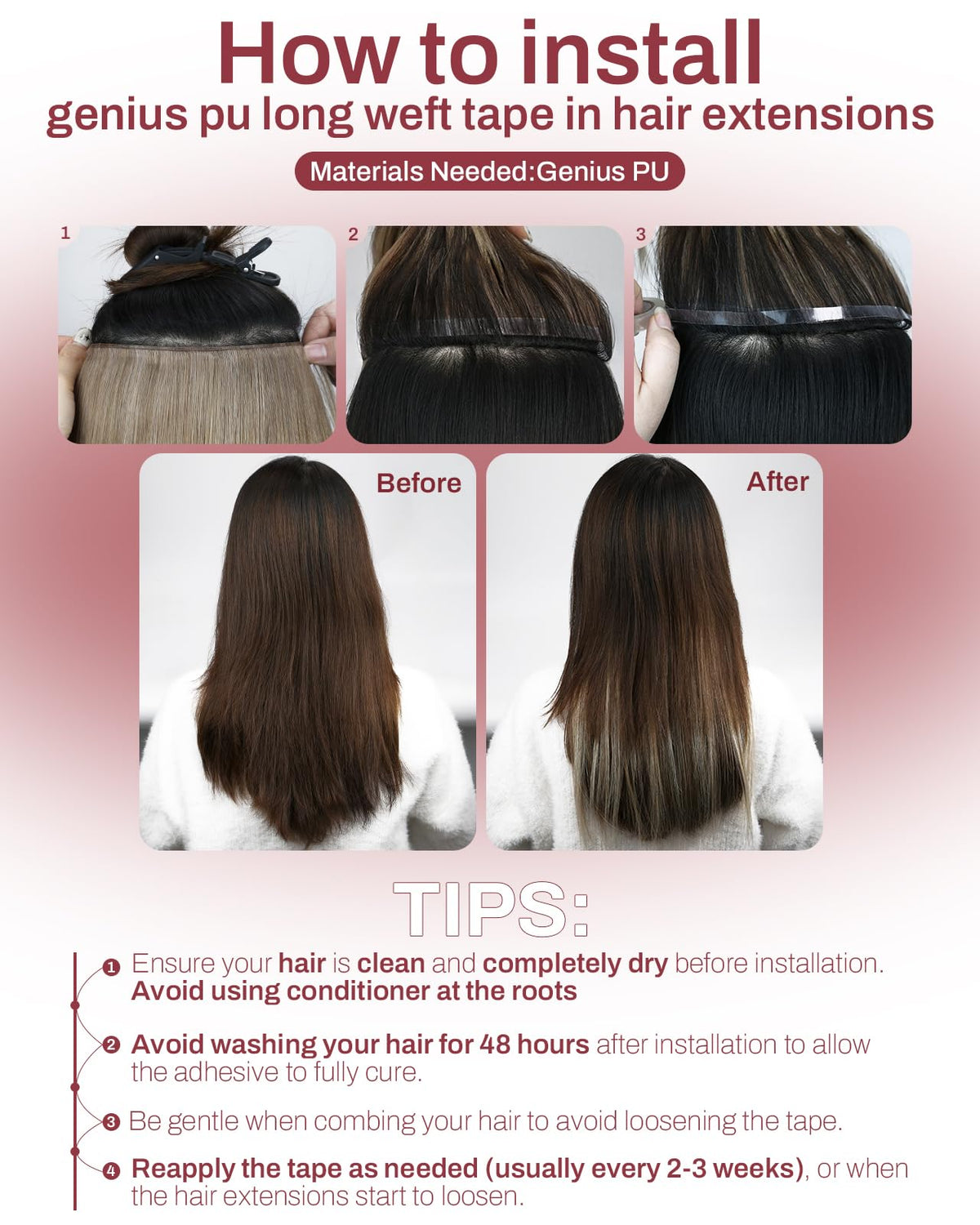 Moresoo extensions cheveux naturels noir jais 16 pouces dans un salon de coiffure