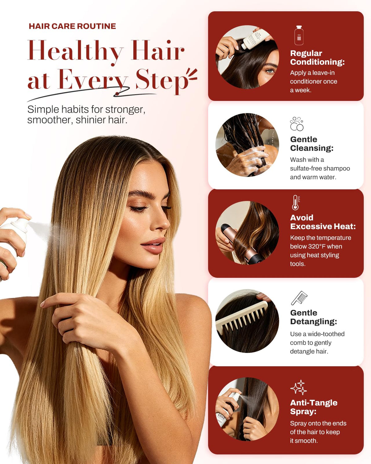 Moresoo extensions de cheveux coiffées dans un style ondulé