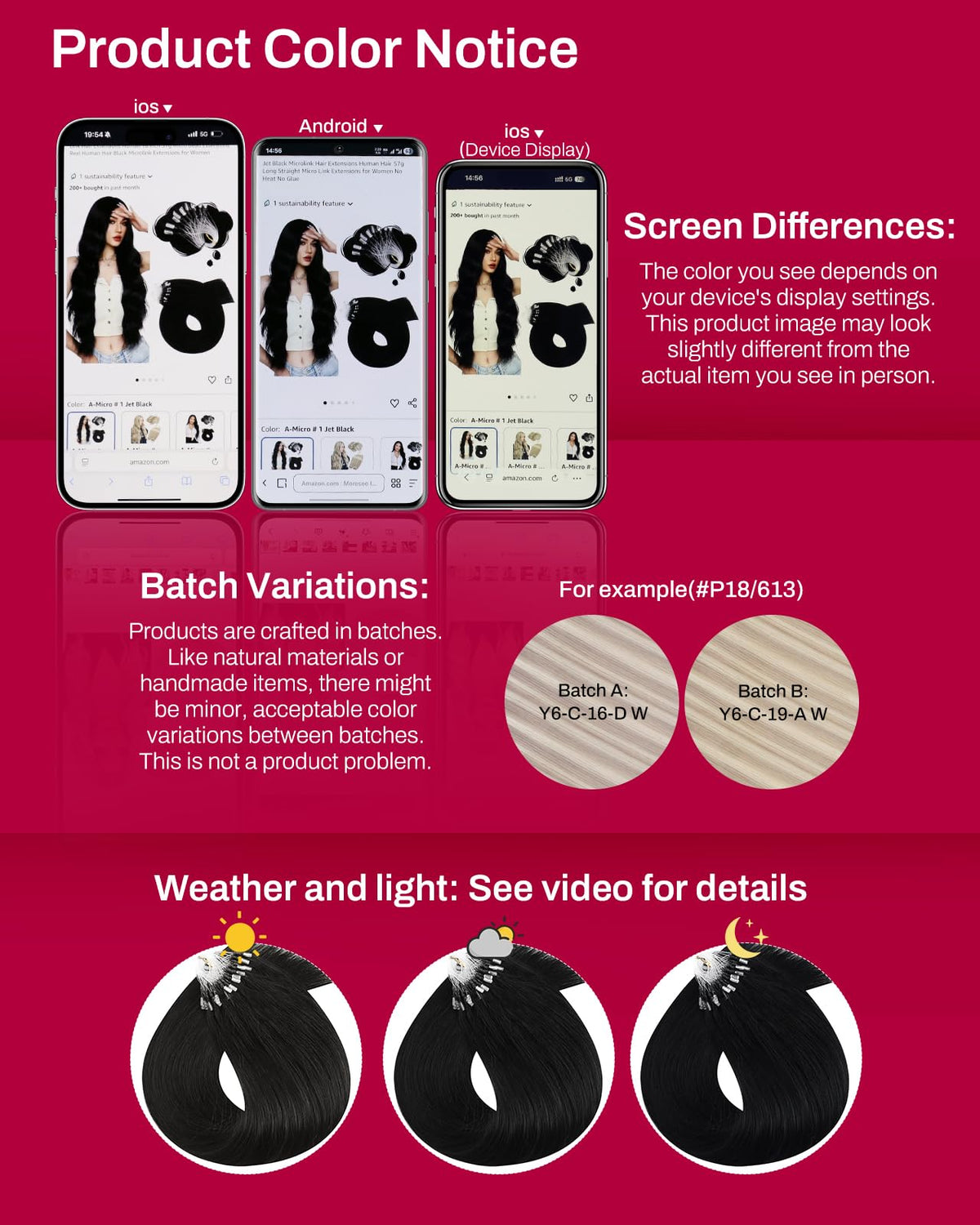 Moresoo Microlink extensions en cheveux Remy dans un salon