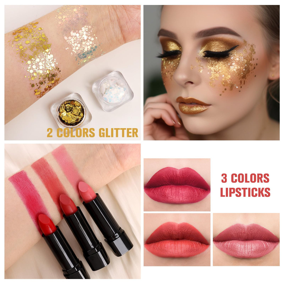 MORNECA Kit de Maquillage avec applicateurs miniatures