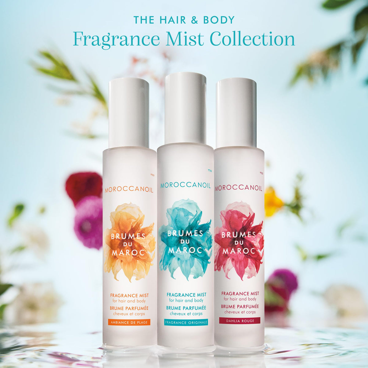 Moroccanoil brume parfumée cheveux et corps 30 ml vue latérale