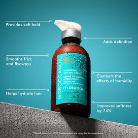Moroccanoil Crème Coiffante Hydratante 340g avec texture crème