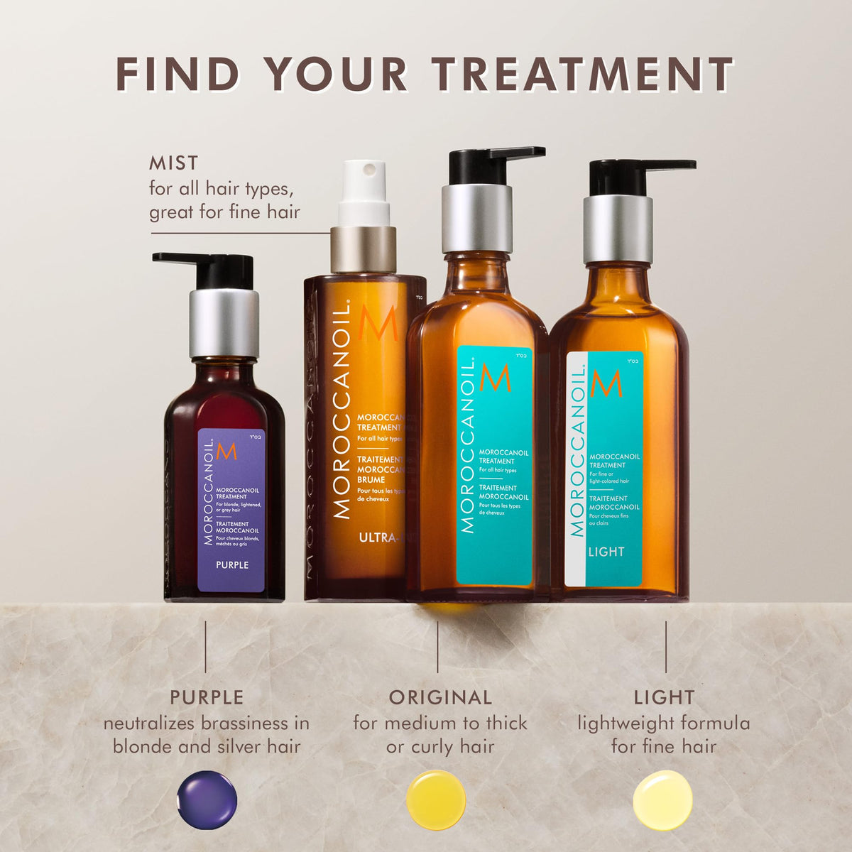 Moroccanoil Huile Traitement Cheveux 25 ml en usage quotidien
