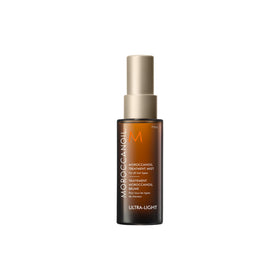 Moroccanoil Huile Traitement Cheveux 25 ml vue avant avec vaporisateur