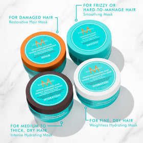 Moroccanoil Masque Hydratant Intense 310g en usage sur cheveux