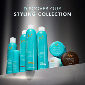 Moroccanoil Pâte Texturisante 150g sur une coiffeuse