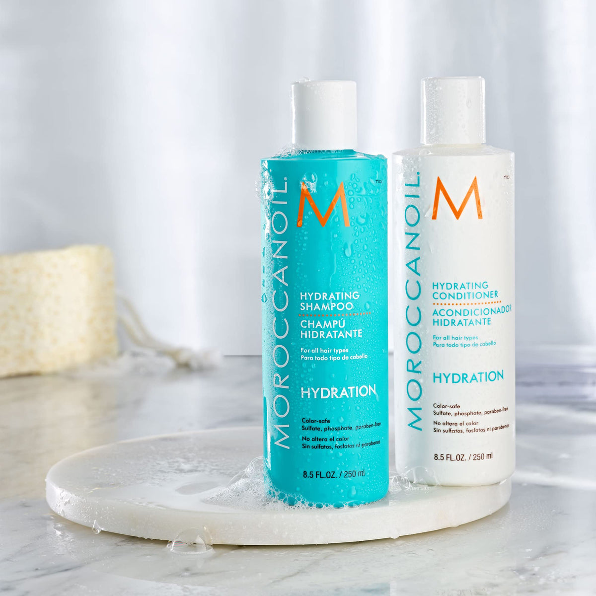 Moroccanoil Shampoo Hydratant 290g avec d'autres produits capillaires