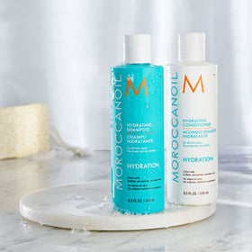 Moroccanoil Shampoo Hydratant 290g avec d'autres produits capillaires