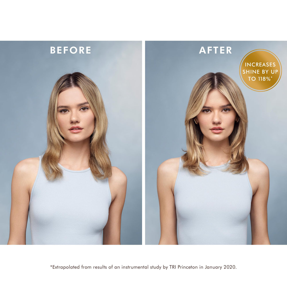 Moroccanoil Traitement Light 25 ml application sur cheveux
