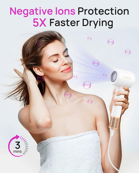 Moteur brushless du sèche-cheveux ANIEKIN en détail