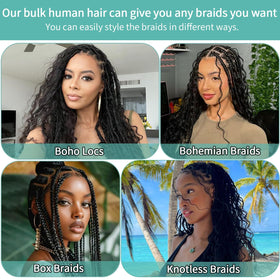 MOTFIN Cheveux Bouclés 16 pouces - mise en scène de coiffure
