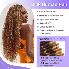 MOTFIN Cheveux Bouclés 18 pouces, démonstration de coiffure élégante