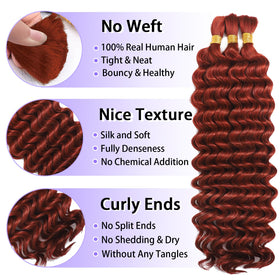 MOTFIN Cheveux Bouclés 18 pouces en paquet de 3