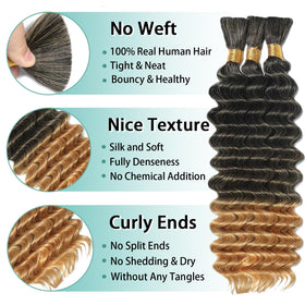 MOTFIN Cheveux Bouclés 22 Pouces en couleur ombre