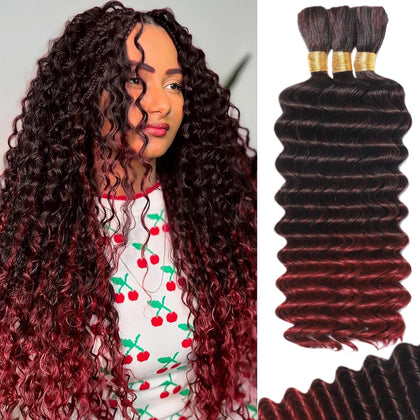 MOTFIN Cheveux Braids 24 Pouces Bouclés paquet avant